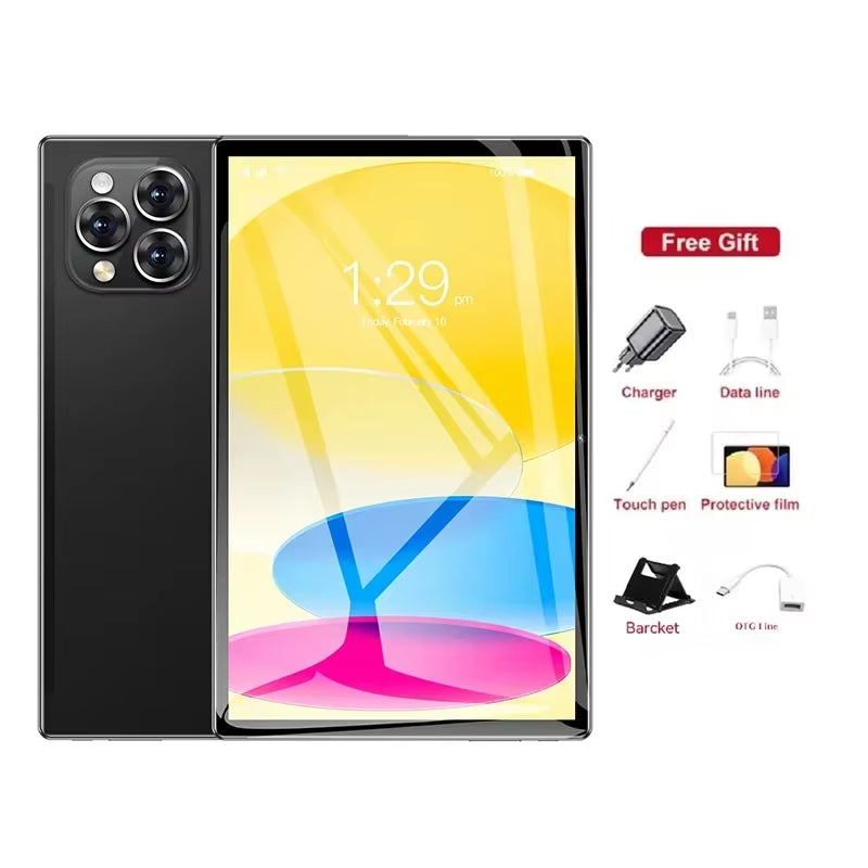 2025 New Original Global Version Tablet Android Pad 15 Pro 16GB+1TB Snapdragon 870 Tablets PC 5G Dual SIM Card WIFI HD 4K Mi Tab