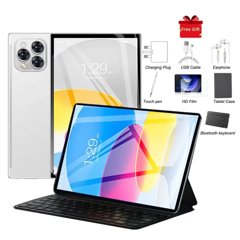 2025 New Original Global Version Tablet Android Pad 15 Pro 16GB+1TB Snapdragon 870 Tablets PC 5G Dual SIM Card WIFI HD 4K Mi Tab
