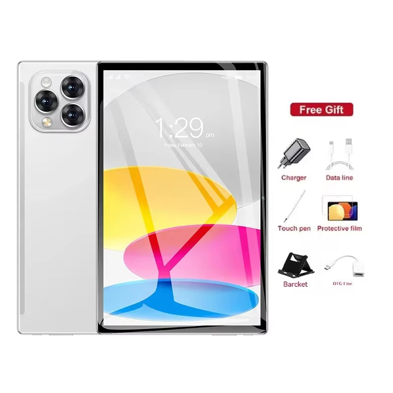 2025 New Original Global Version Tablet Android Pad 15 Pro 16GB+1TB Snapdragon 870 Tablets PC 5G Dual SIM Card WIFI HD 4K Mi Tab
