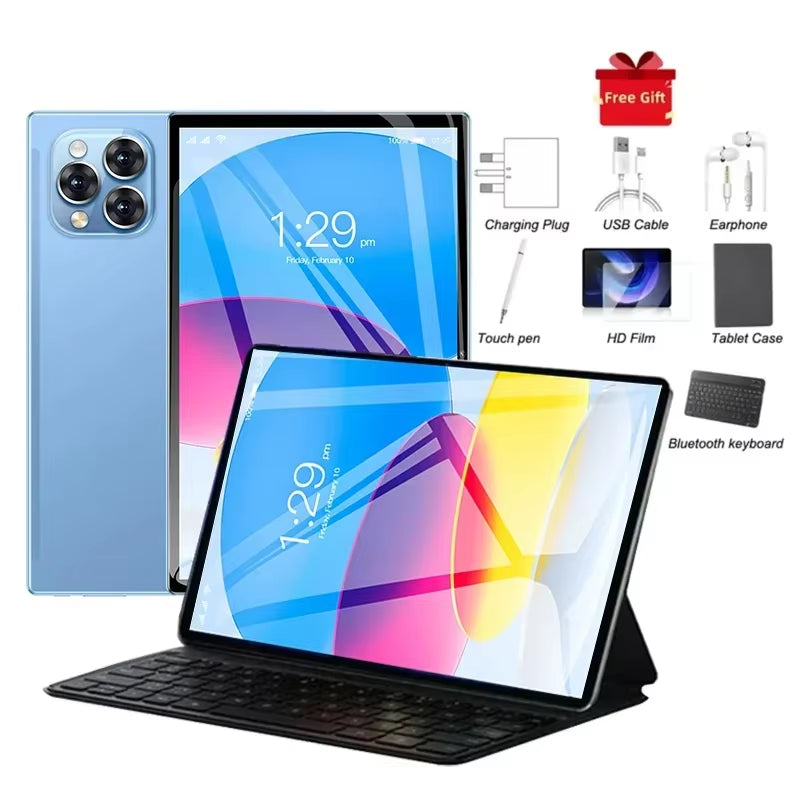 2025 New Original Global Version Tablet Android Pad 15 Pro 16GB+1TB Snapdragon 870 Tablets PC 5G Dual SIM Card WIFI HD 4K Mi Tab